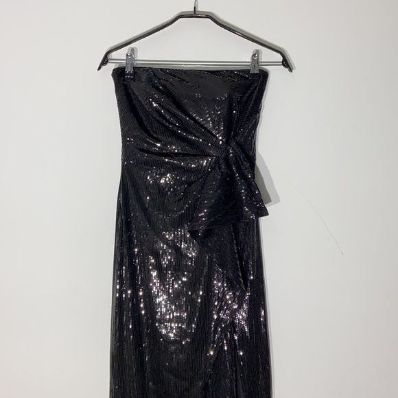 Lulus Glam City Sequin Strapless Maxi Dress - Picture 5 of 16